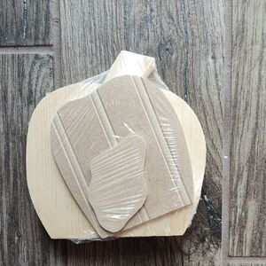 Wooden Pumpkin Craft Blank with Cardboard Accents